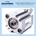 Thin Compact Aluminum Alloy Pneumatic Cylinder Pistons Double Acting Air Cylinder